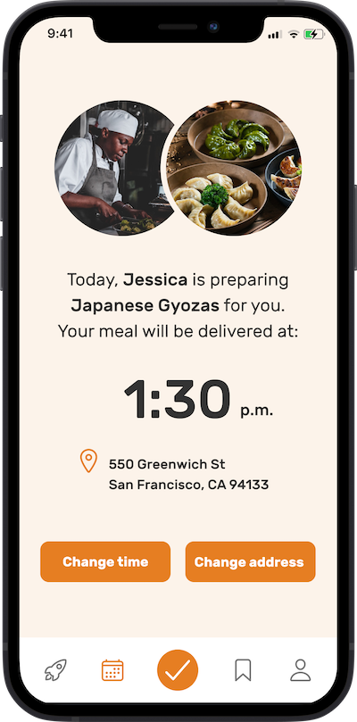 Delivery Screen